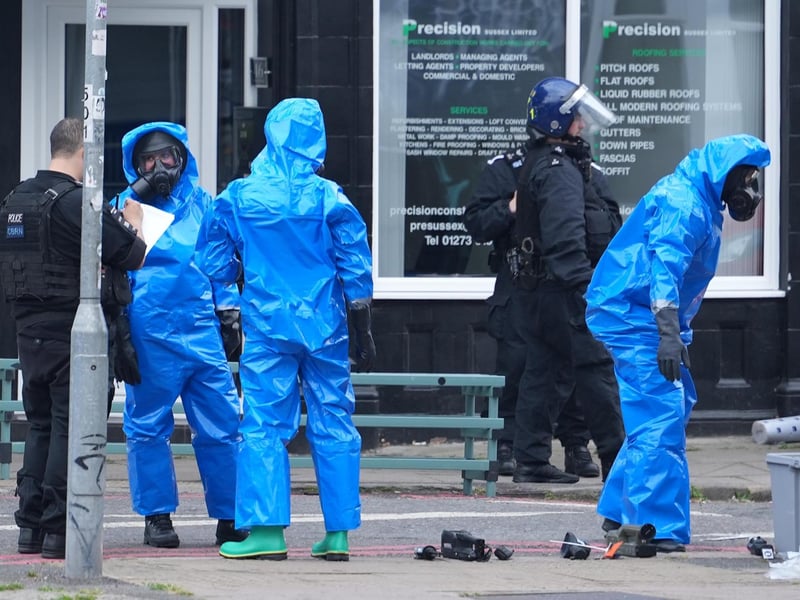 Two men have been arrested following a drug search conducted by the Metropolitan Police at an address in East Sussex.