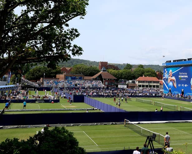 County Cup matches take place this week at Devonshire Park (Photo by Tom Dulat/Getty Images for LTA)