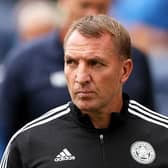 Brendan Rodgers will be without new signing Wout Faes for their Premier League clash against Brighton