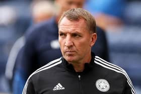 Brendan Rodgers will be without new signing Wout Faes for their Premier League clash against Brighton
