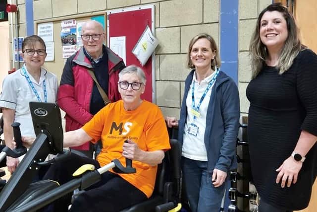 New rehabilitation equipment at Eastbourne District General Hospital has been funded by a local Multiple Sclerosis Society. Picture: East Sussex Healthcare NHS Trust