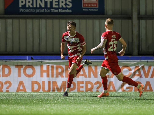 Action from Eastbourne Borough's 2-1 National South win at Havant
