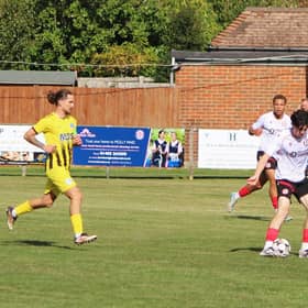 YM in action earlier in the season v Haywards Heath | Picture by Tim Hewlett