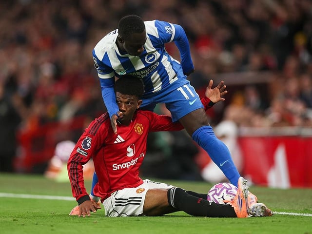 Brighton's biggest threat but very wasteful. Nearly scored after Messi-like run in the first-half. To his credit, he kept getting in the right positions. Looked to be through on goal when he was brought down by Dorgu. Welbeck scored the free-kick.