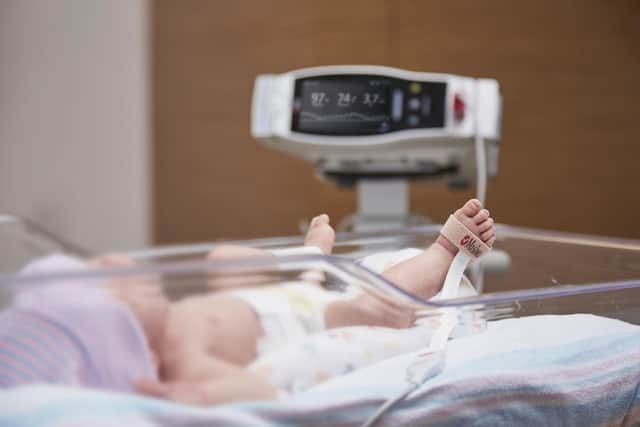 Eastbourne father and daughter raise money for important machines to help newborns due to personal link – pulse oximetry machines (photo from Tiny Tickers)