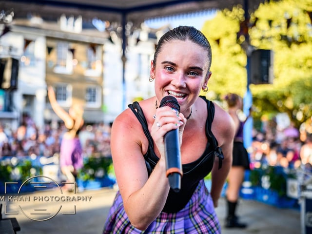Crowds rammed Horsham town centre to hear a plethora of K-pop hits on Friday.