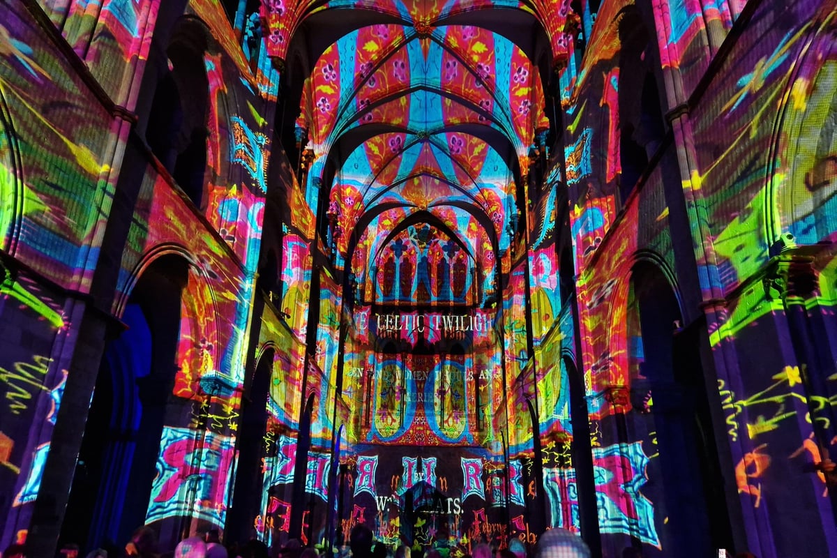 Here's what you can discover at the latest Light Experience at Chichester Cathedral