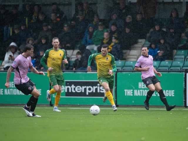 Horsham FC edged out Walton & Hersham 1-0 on a wet and windy afternoon at the Fusion Aviation Community Stadium