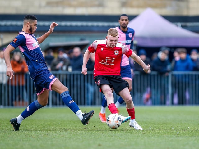 Action and goal celebrations from Eastbourne Borough's fine 3-1 win at Dulwich Hamlet in National League South