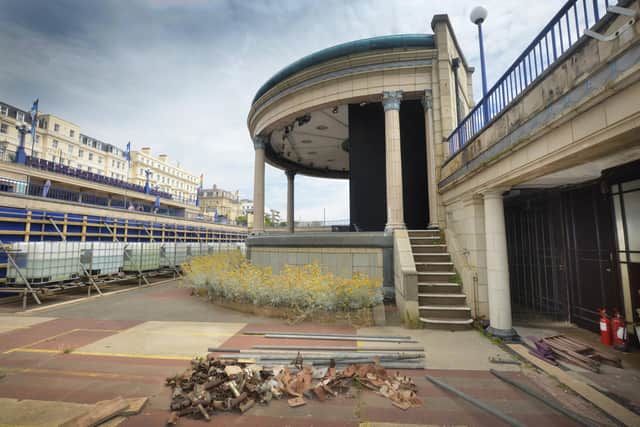 Eastbourne’s Bandstand stage could be replaced soon (photo by Justin Lycett)
