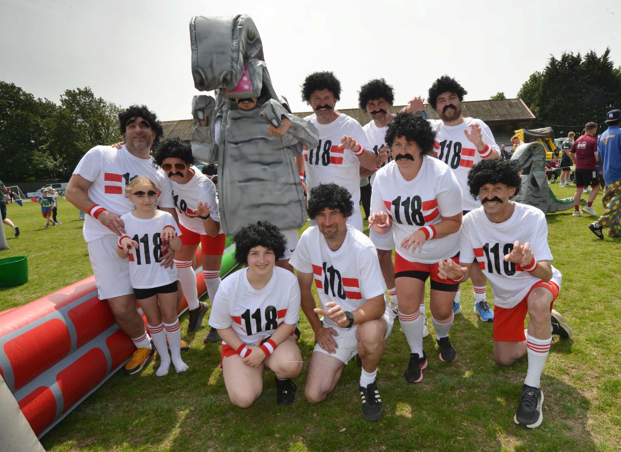 Hastings United's It's a Knockout on June 1 2025. Pic Justin L.