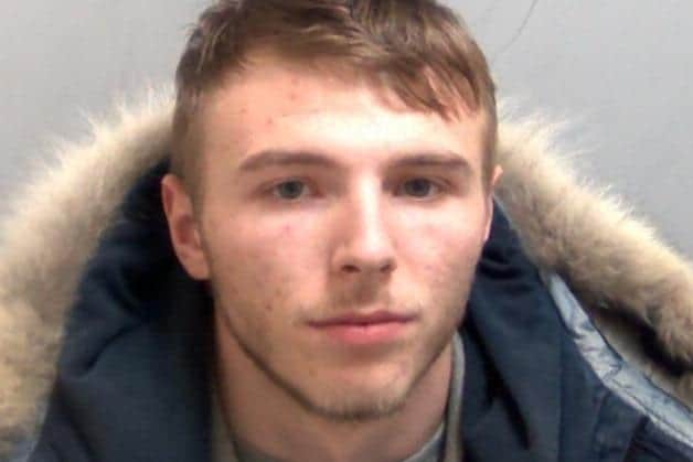 Harley Roberts, 25, of Havalon Close in Basildon, was sentenced to seven years and four months in prison after being convicted of conspiracy to supply crack cocaine and heroin, and conspiracy to commit a modern slavery offence, Sussex Police confirmed. Picture courtesy of Sussex Police