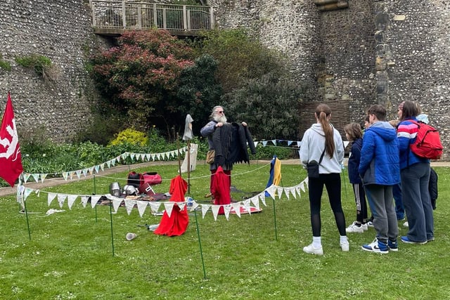 Lewes Castle steps back in time with a series of Easter activities