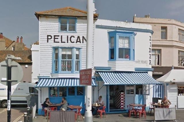 The Pelican, on the seafront in Hastings Old Town, is now a popular diner