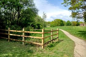 New culvert fencing at Hailsham Country Park
