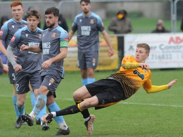 Action from Littlehampton Town's 1-0 win over Three Bridges in the Isthmian south east division