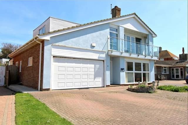 House for sale in Seaford: £895,000 detached property with swimming pool and views of the sea