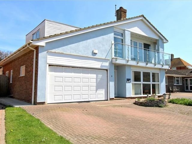 House for sale in Seaford: £895,000 detached property with swimming pool and views of the sea