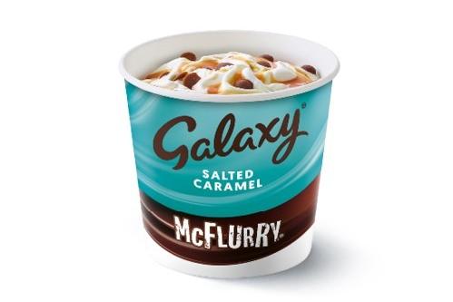Galaxy Salted Caramel McFlurry