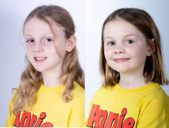 Sisters Elsa Cannon (Annie) and Iris Cannon (Molly)