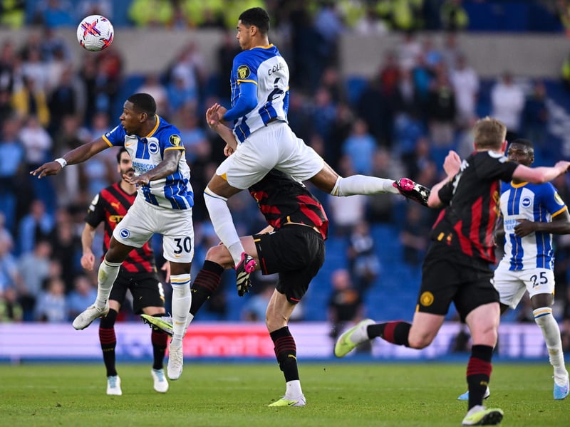 Covered well at the back, good reading of play to intercept. Very composed performance from the young Chelsea loanee, who Albion fans would love to keep at the club next season. Fouled by Haaland and striker had goal disallowed as a result