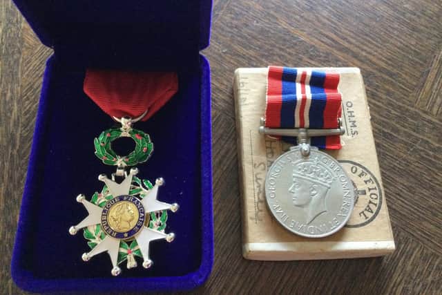 The insignia Don received alongside his medal awarded for his participation in the 1939-45 war. Picture: submitted