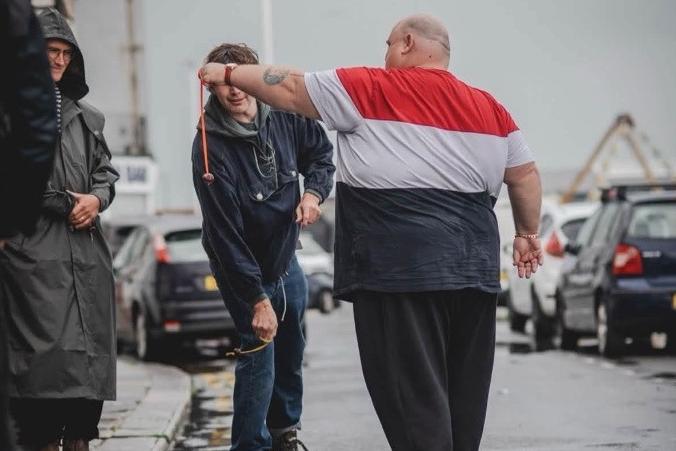 Conker championship outside the Albion pub. Pics by Catherine Gregson-Bourke
