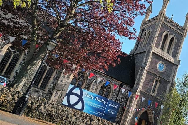 Holy Trinity Church marked the Coronation with a Celebration in Flowers