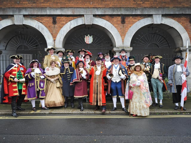 The 71st National Town Criers' Championships in Rye on October 12 2024.