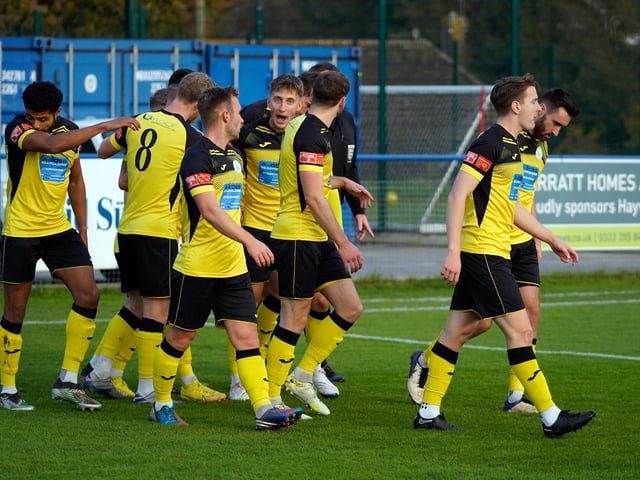 Match action from Saturday's drawn West Sussex derby between Haywards Heath Town and Chichester City in the Isthmian South East