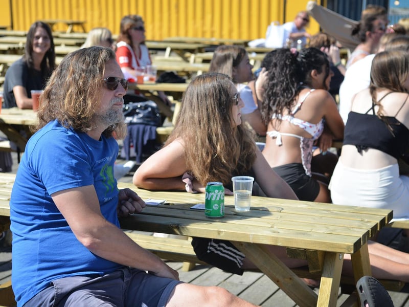 Piertown Hastings' big screen event England V Australia on August 16 2023.