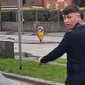 The police would like to speak with the man photographed as he 'may be able to assist with our enquiries'. Photo: Sussex Police