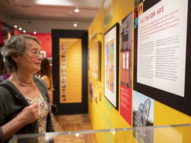 Pictures from the opening of the Art of Chichester exhibition at the Novium Museum