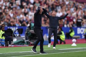 Graham Potter at West Ham a week before he lost his job (Photo by Justin Setterfield/Getty Images)