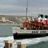 Waverley backing out from Swanage pier. Picture: Waverley Excursions / Submitted