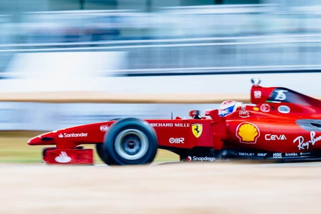 Scuderia Ferrari Formula 1 Team at the 2022 Festival of Speed.