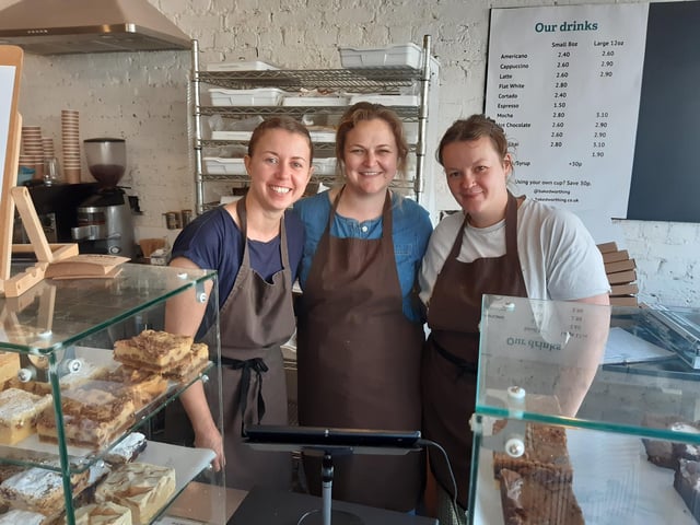 Lauren Roffey and the team at Baked. Picture: Katherine HM