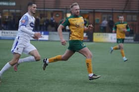 James Hammond was at the double for Horsham in Tuesday's draw with Chatham Town. Picture by John Limes