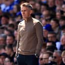 IPSWICH, ENGLAND - MAY 04: Kieran McKenna, Manager of Ipswich Town during the Sky Bet Championship match between Ipswich Town and Huddersfield Town at Portman Road on May 04, 2024 in Ipswich, England. (Photo by Stephen Pond/Getty Images)