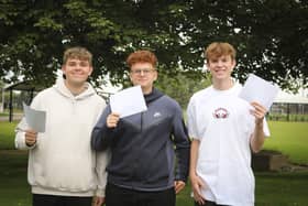 Students at The Littlehampton Academy celebrating their achievements after receiving some great GCSE and BTEC results for 2023. Picture: The Littlehampton Academy