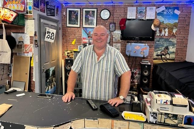 Shop owner Ken Barry