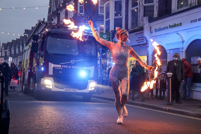 Eastbourne’s Little Chelsea Festive Fun and Fireworks 2022. Picture from Your Eastbourne BID