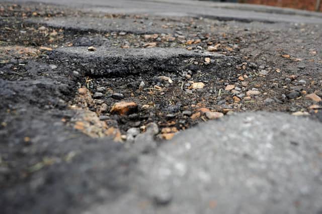 Where are the worst potholes in Sussex?