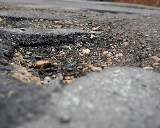 Where are the worst potholes in Sussex?