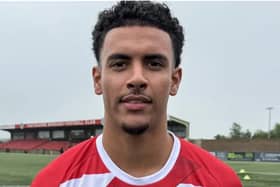 Jayden Davis has joined Eastbourne Borough from Crawley Town | Picture: EBFC