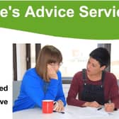 St. Luke's Advice Service - a client and adviser consultation