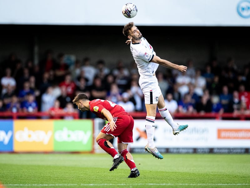 Action and crowd pictures from Crawley Town's 2-1 win over MK Dons at the Broadfield Stadium.
