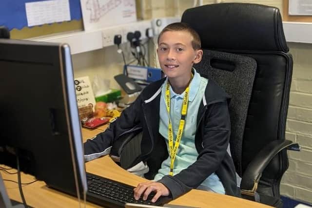 Lorenzo Stewart is in year six at Thomas A Becket Junior School and chair of the school council