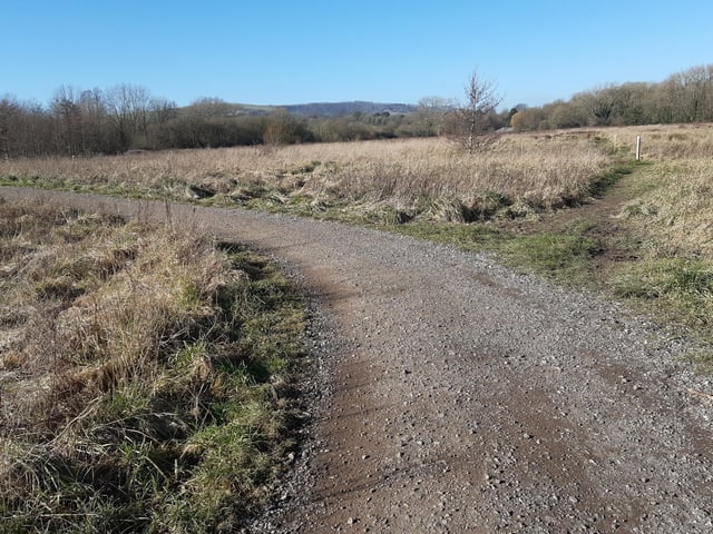 You will soon curve round past the mobile home park and head towards a bridge.