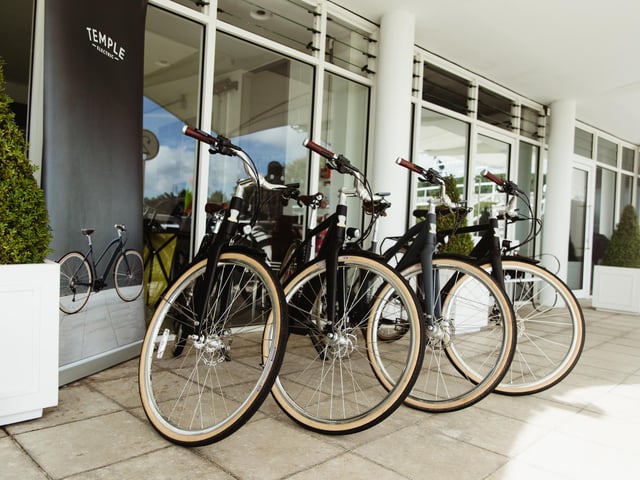 People could enjoy Temple bikes